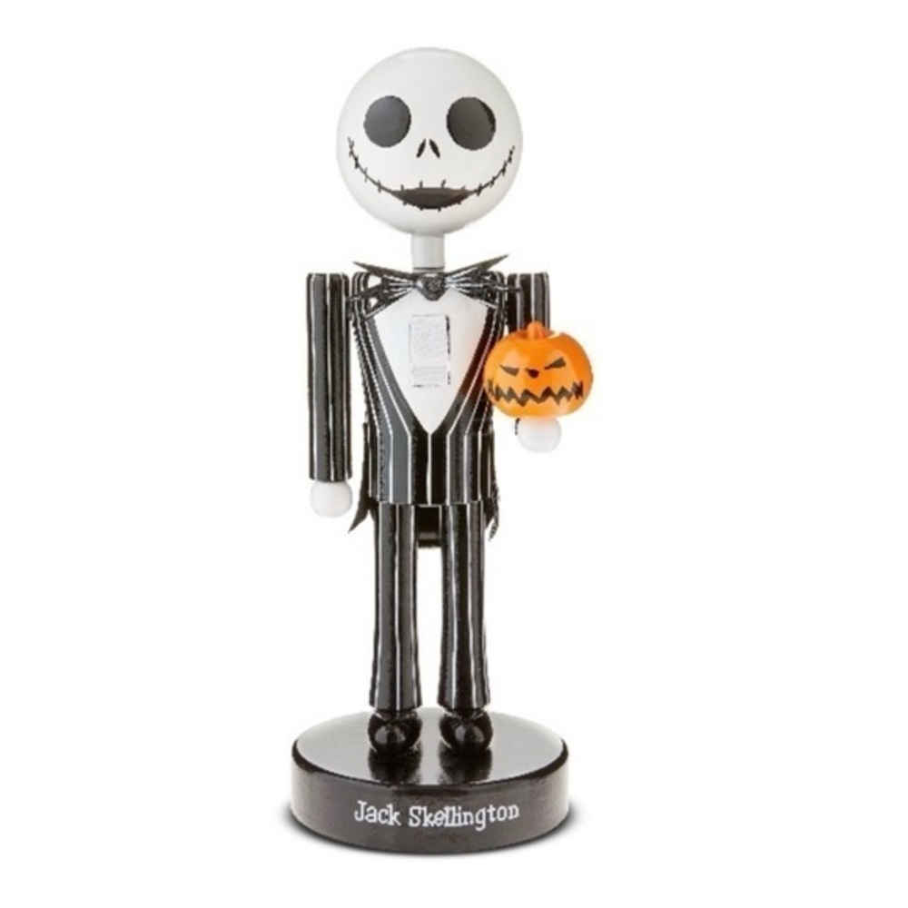 NWT. DISNEY Jack Skellington Nutcracker with Pumpkin